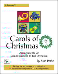 cover Carols of Christmas #1 Trumpet Book, Flexible Ensemble, opt. Solo cover